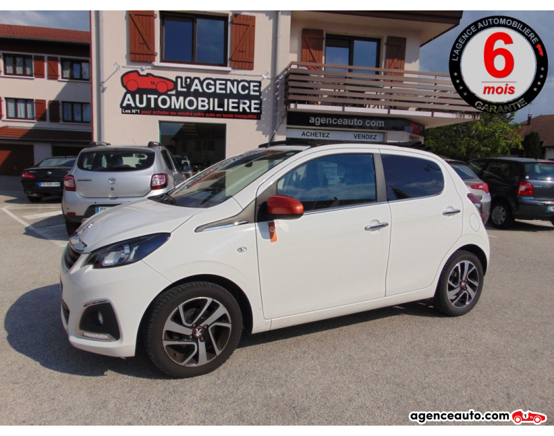 Achat voiture occasion, Auto occasion pas cher | Agence Auto Peugeot 108 1.2 PURETECH 80 ROLAND GARROS TOP Violet Année 2015 Manuelle Essence